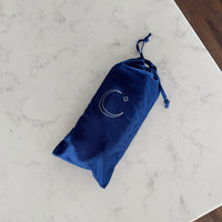 Luxe Travel Bouclé Cosmetic Case - Midnight (Navy)