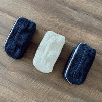 Luxe Travel Bouclé Cosmetic Case - Cloud (Ivory)